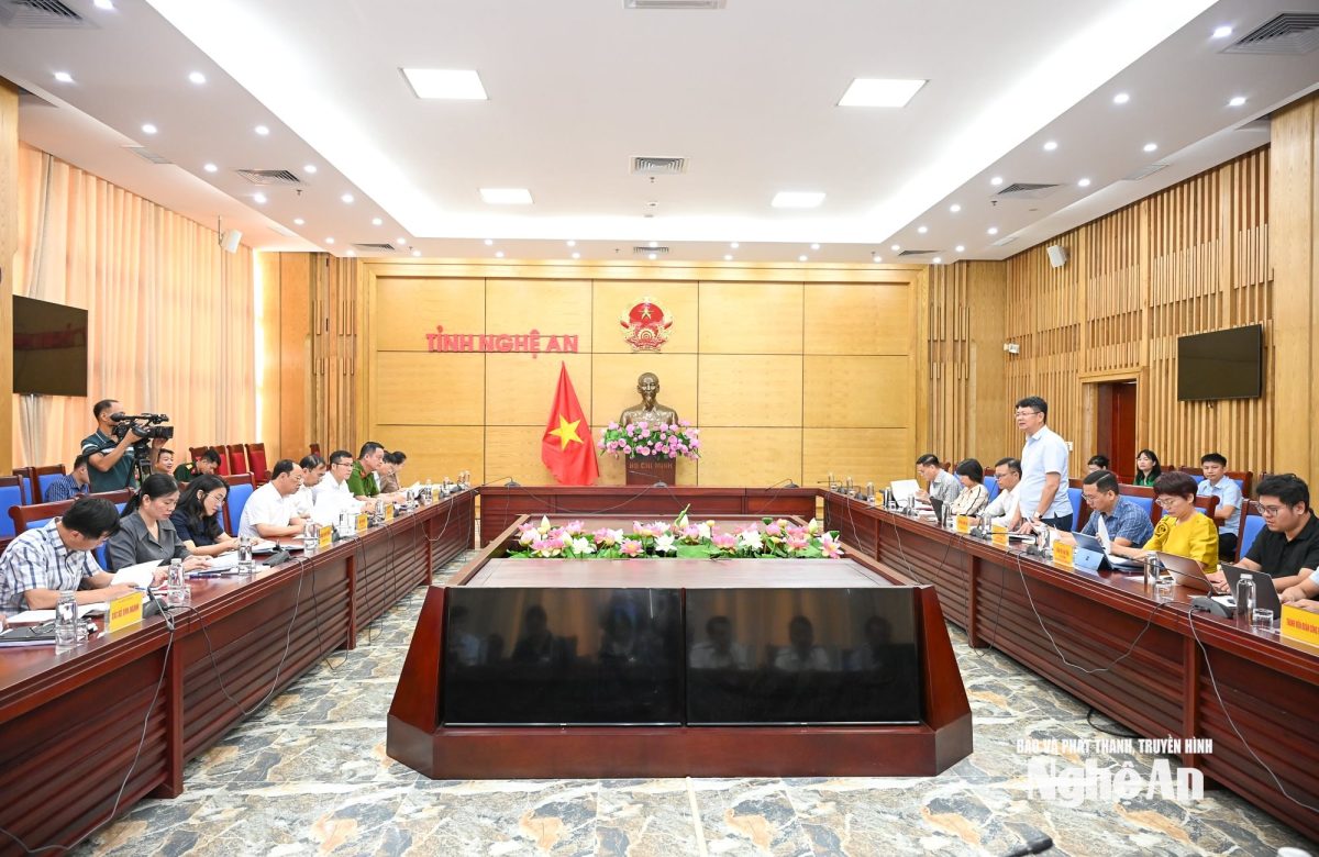 Đoàn công tác Bộ Tư pháp làm việc với tỉnh Nghệ An